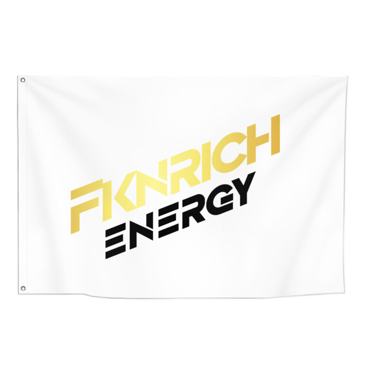 FKNRICH Energy Flag (White)