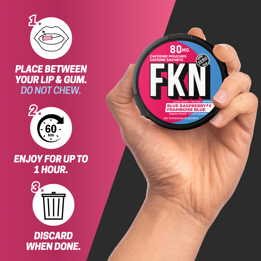 FKN Caffeine Pouches Variety Pack 80MG