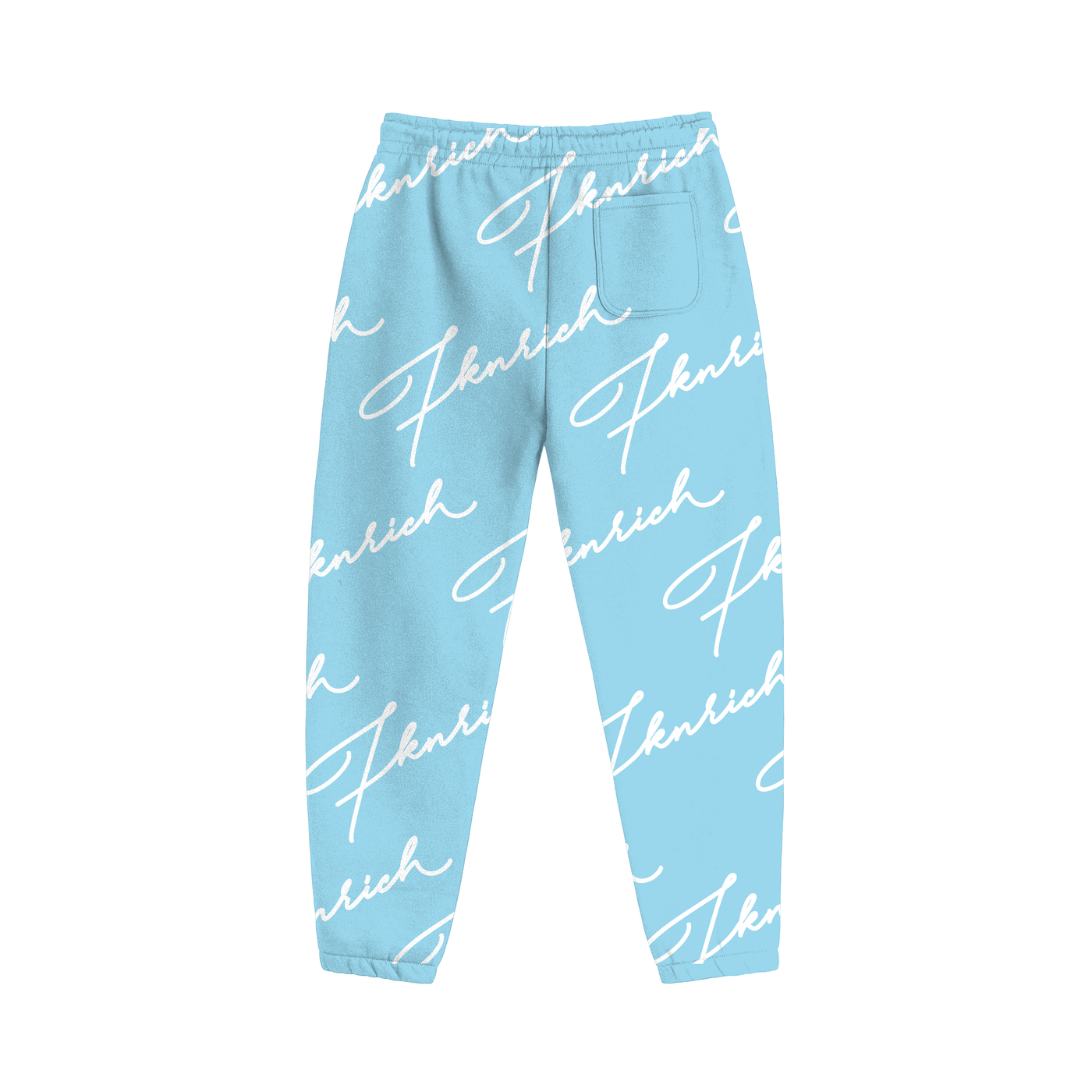 Script Tracksuit Sweats (Baby Blue)