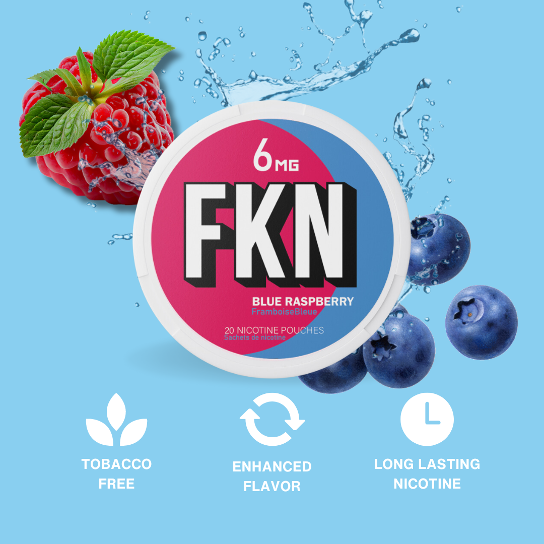 FKN Nic Pouches (Blue Raspberry) 6MG