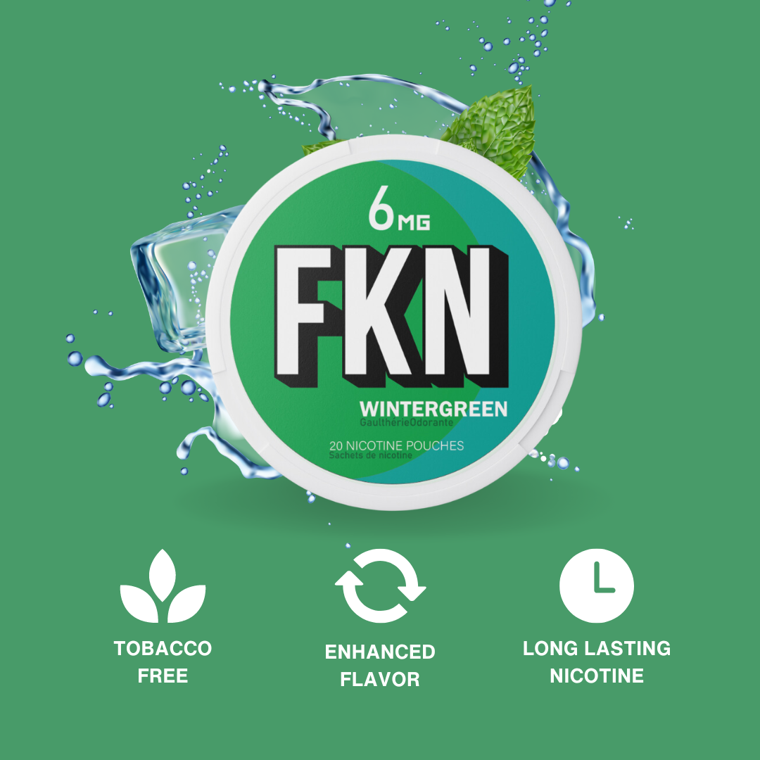 FKN Nic Pouches 6MG (Wintergreen)