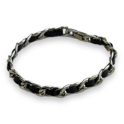 Silver Leather Bracelet - FKN Rich