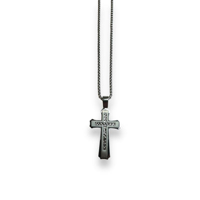 Silver Cross Pendant and Necklace - FKN Rich