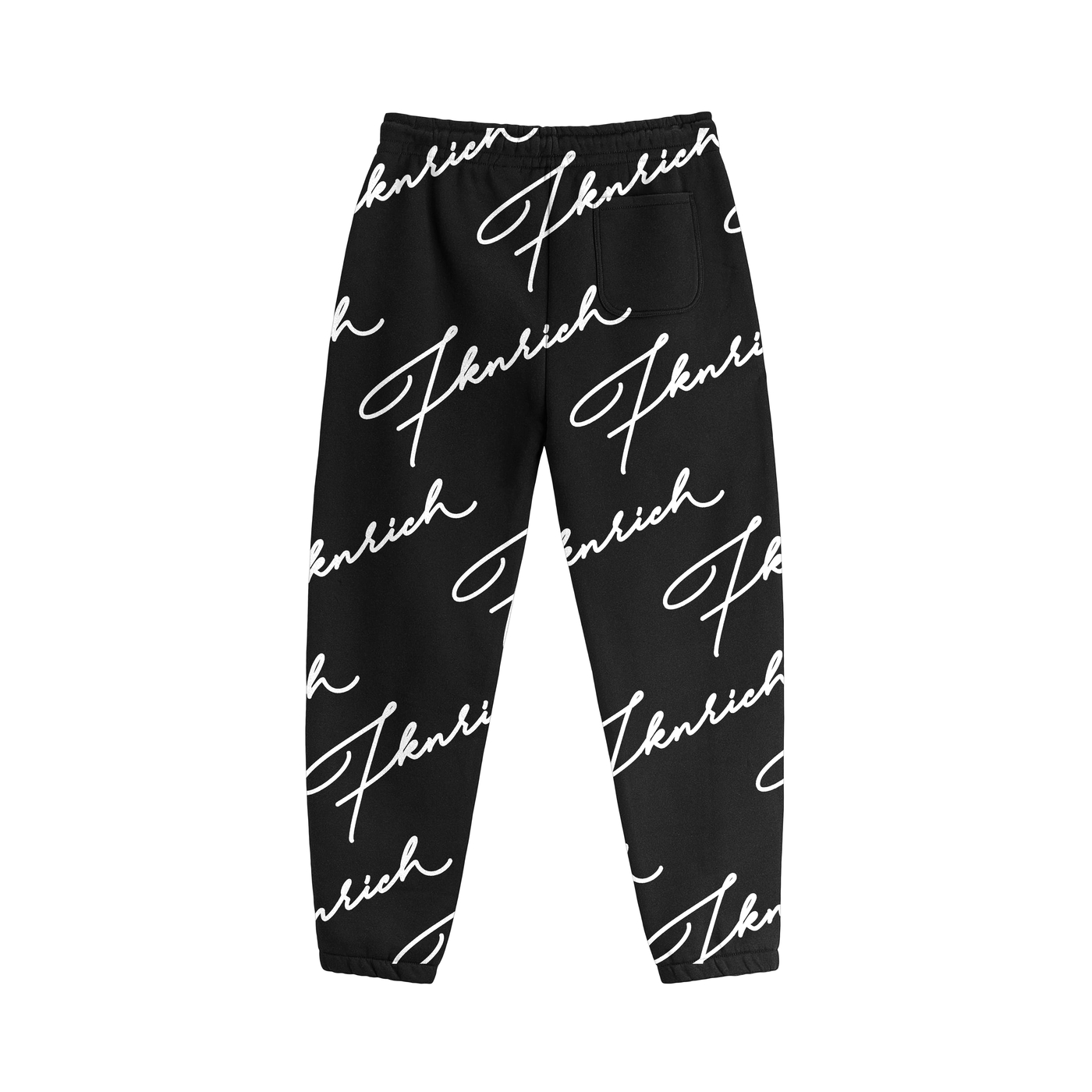 Script Tracksuit Sweats (Black)