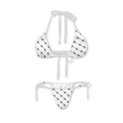 Monogram Logo Bikini Set (White)