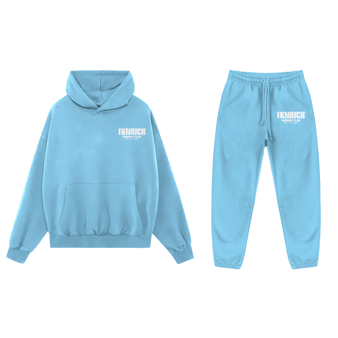 Signature Tracksuit Set (Baby Blue)