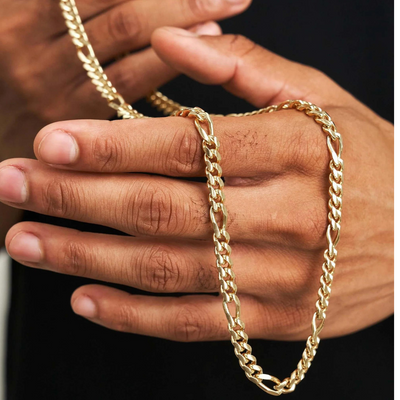 Figaro 3mm Gold Chain (Free VIP Offer)