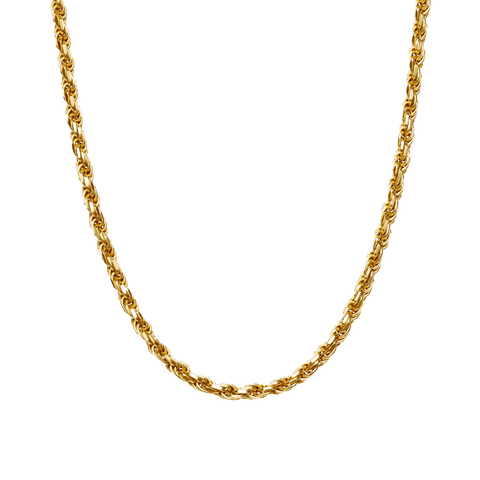 Rope 3mm Gold Chain (Free VIP Offer)