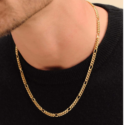 Figaro 3mm Gold Chain (Free VIP Offer)