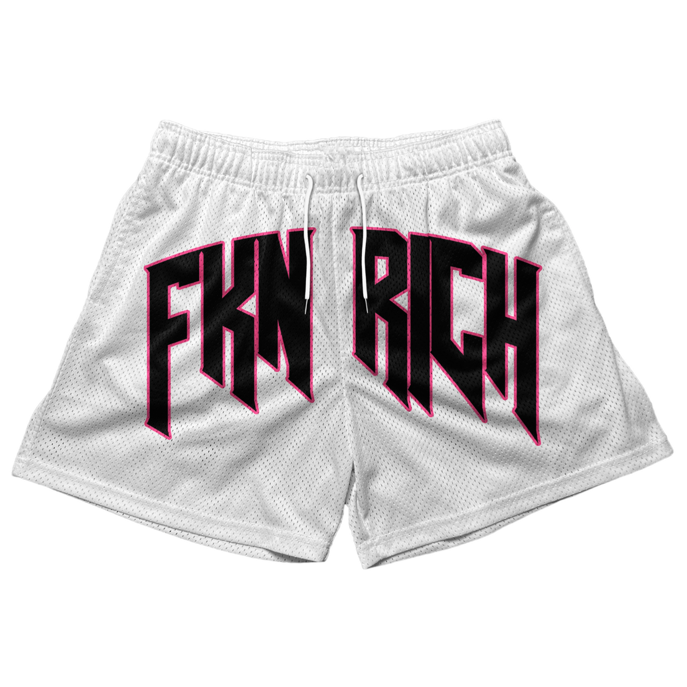 Script Shorts (White)