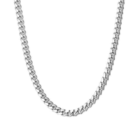 Cuban 5mm White Gold Chain (Free VIP Offer)