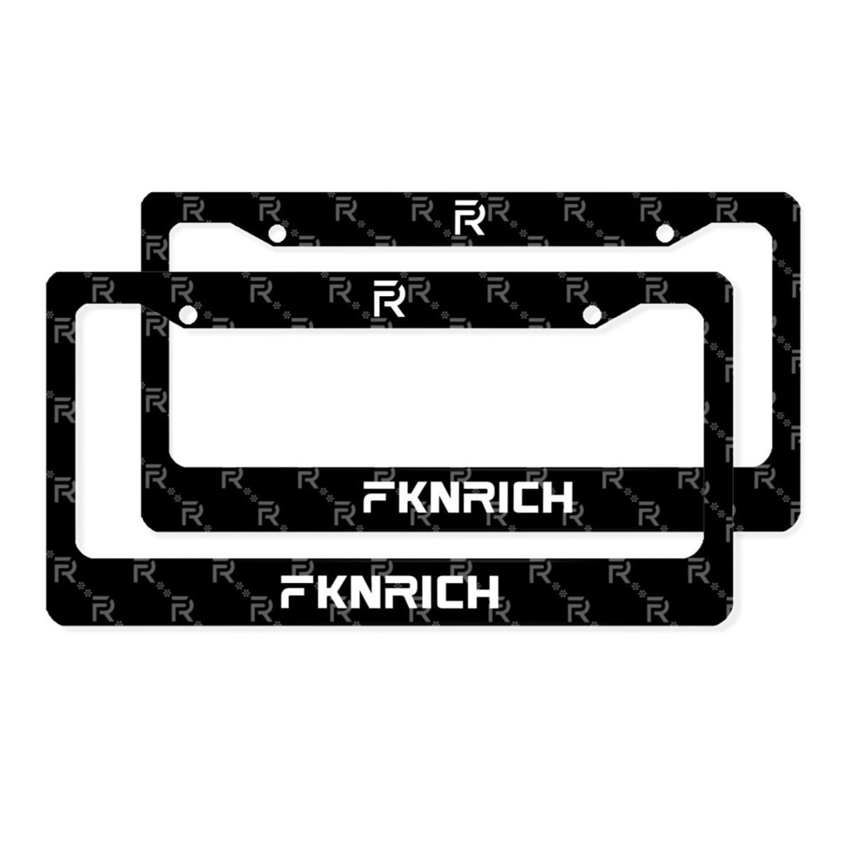 FKNRICH License Plate Covers