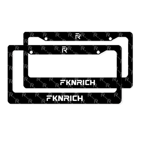 FKNRICH License Plate Covers