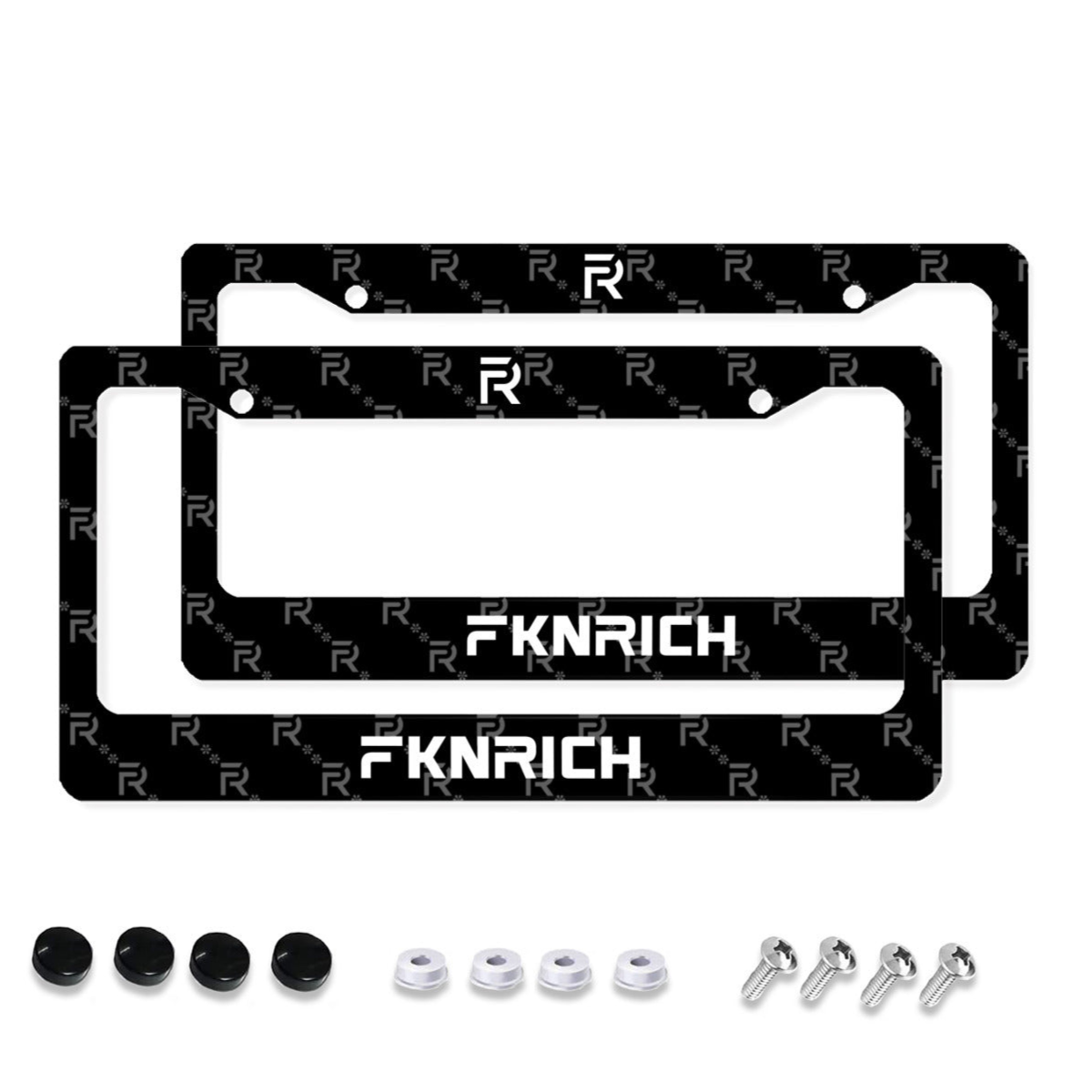 FKNRICH License Plate Covers