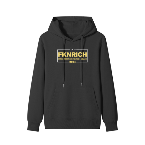 Make America FKNRICH Hoodie (Gold)