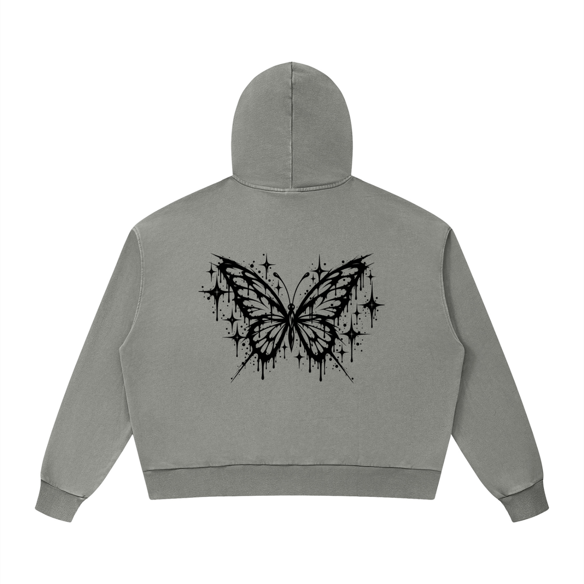 Unisex Mineral Wash Boxy Hoodie