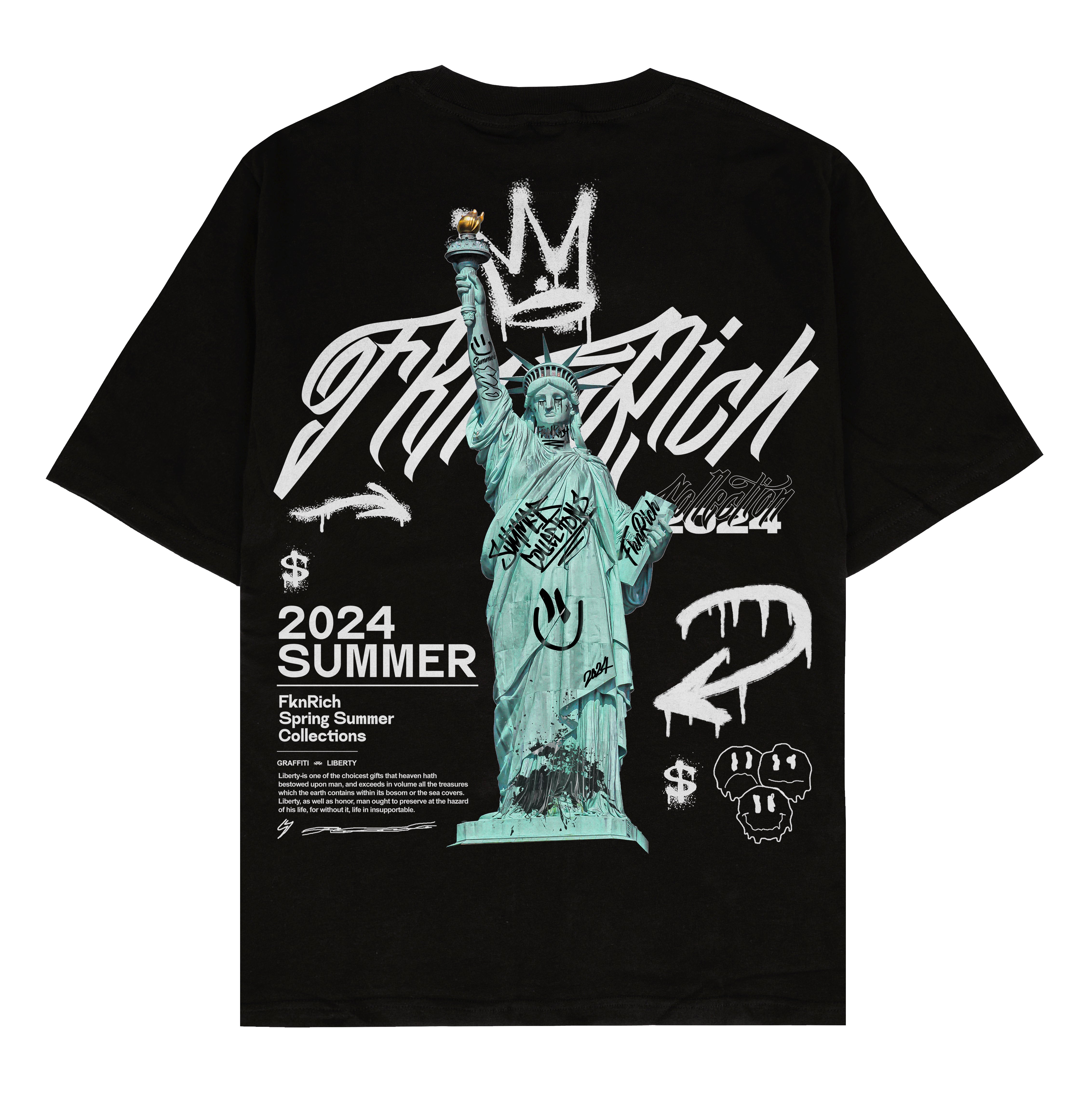 Liberty Graffiti Tee - FKN Rich