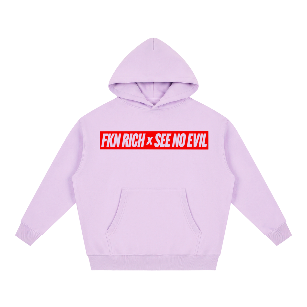 Essential Oversized Boxy Fit Fleece Hoodie