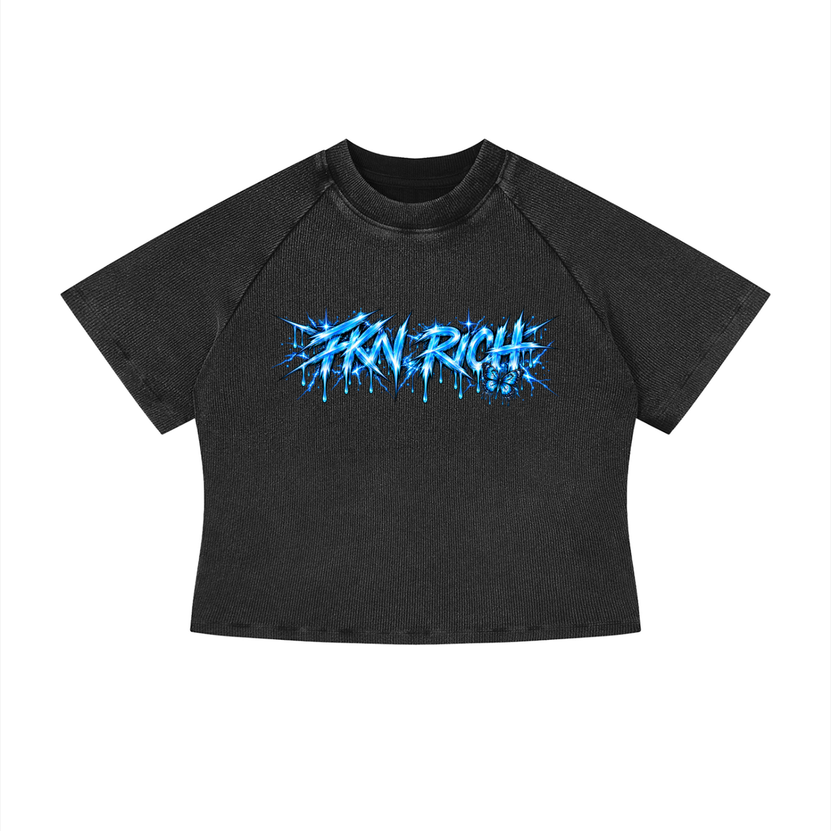 Women's Mineral Wash Crop T-Shirt