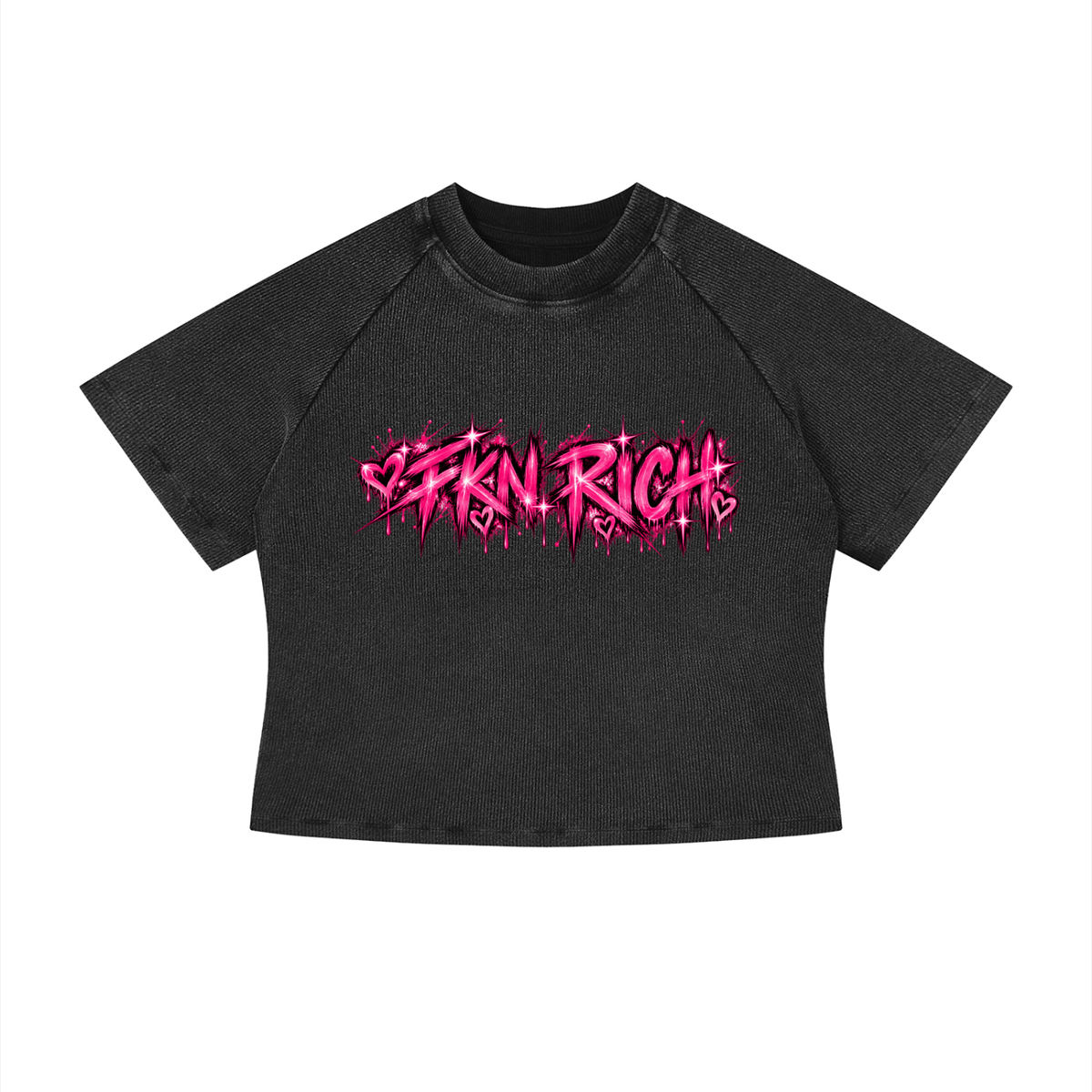Women's Mineral Wash Crop T-Shirt