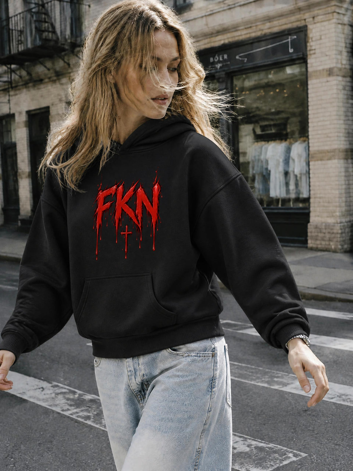 Oversize Fleeced Hoodie