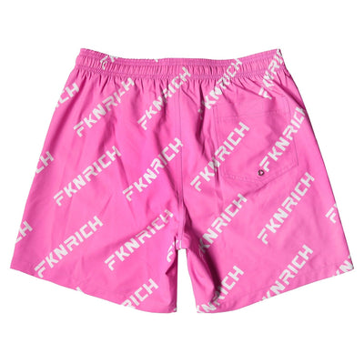 Men's Board Shorts - Coral - FKN Rich